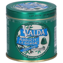 Valda Gommes à la menthe et eucalyptus sans sucre precio
