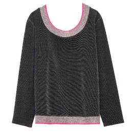 LE CHAT sweat en velours Week End