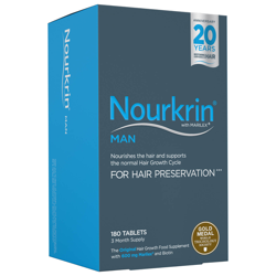 Programme découverte compléments alimentaires - cheveux Nourkrin Man- 3 mois (180 cachets) precio