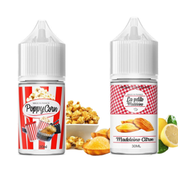 Pack  60 ml  arômes concentrés (2 x 30 ml)  La petite Madeleine et PoppyCorn - 60 ML - Diy - Vapfusion precio
