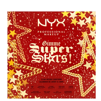 NYX Professional Makeup Gimme Super Stars ! Calendrier de l'Avent de 24 jours (d'une valeur de £106.25)