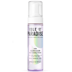 Isle of Paradise Glow Clear Self-Tanning Mousse - Dark 200ml en oferta