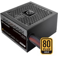 Toughpower GX1 600W Gold unité d''alimentation d''énergie 24-pin ATX ATX Noir, Alimentation PC