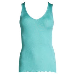 OSCALITO débardeur col V en soie Siena