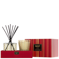 NEST Fragrances Holiday Classic Candle and Diffuser Set en oferta