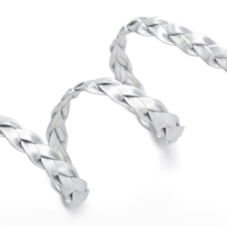 Tresse simili cuir argent precio