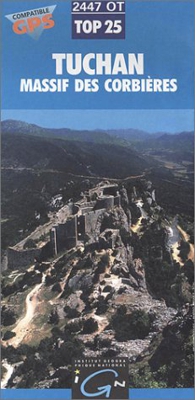 Carte de randonnée : Tuchan (Série Top 25)