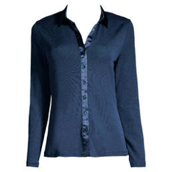 OSCALITO chemise manches longues en laine et soie Cortina en oferta