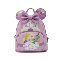 MINI SAC A DOS MINNIE HOLDING FLOWERS / MICKEY MOUSE / LOUNGEFLY precio