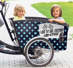 Autocollant Velo Je re-cycle devis pour vélo cargo precio