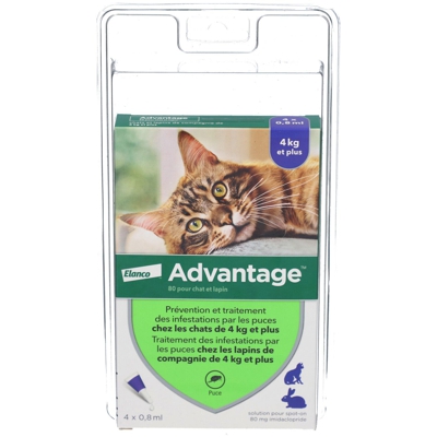 Advantage 80 pour chat et lapin