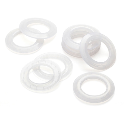 Oeillets clipsables plastique transparent Ø 40 mm