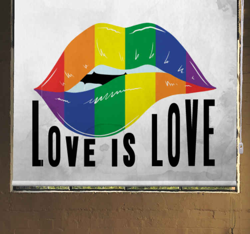 Stores salon Concept de lèvres du jour de la fierté características