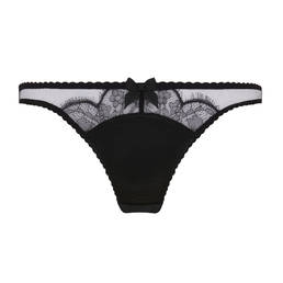 AGENT PROVOCATEUR slip en soie Helene