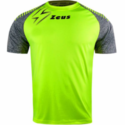 Zeus Fast Hommes Maillot d'entraînement jaune fluo gris precio