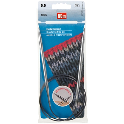 Aiguilles à tricoter circulaires, argent