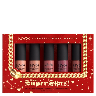 NYX Professional Makeup Gimme Super Stars ! Coffret cadeau Vault Soft Matte Lip Cream