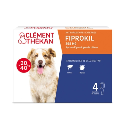 Clément Thékan Fiprokil 268 mg Grands chiens