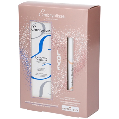 Embryolisse Coffret Lait-Crème + Booster Cils et Sourcils