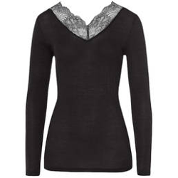 HANRO top manches longues en laine et soie Tessa precio