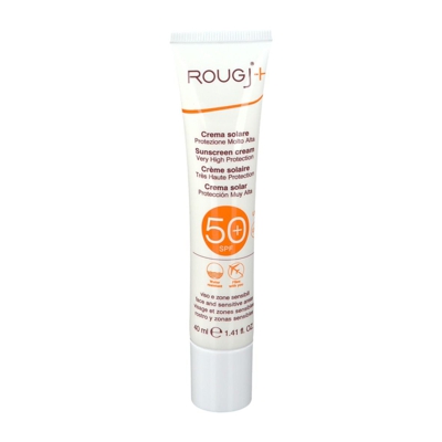 Rougj+ Crème solaire pour visage et zones sensibles SPF 50+
