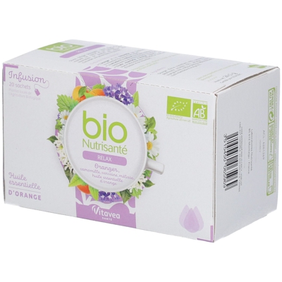 Nutrisanté Infusion bio Huile Essentielle Relax