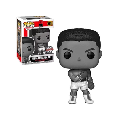 MUHAMMAD ALI BLACK AND WHITE / ALI / FIGURINE FUNKO POP / EXCLUSIVE SPECIAL EDITION