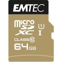 microSDXC 64GB Class10 Gold+ mémoire flash, Carte mémoire