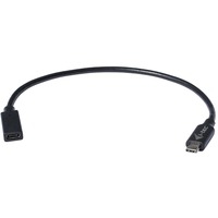 C31EXTENDCBL câble USB 0,3 m USB 3.1 Type-C Noir, Câble d''extension
