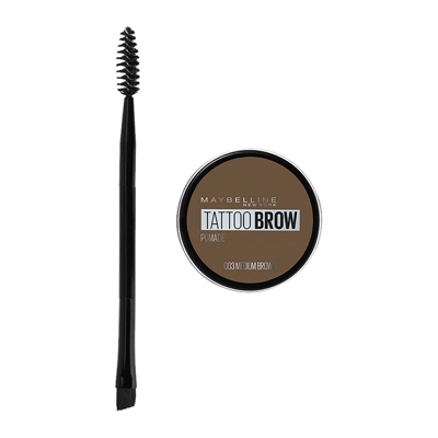 Cire à Sourcils Longue Tenue Tattoo Brow Maybelline (différentes teintes disponibles) - 03 Medium Brown