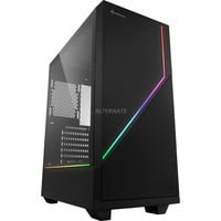 RGB FLOW Midi Tower Noir, Châssis mini-tour precio