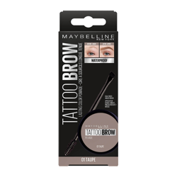 Cire à Sourcils Longue Tenue Tattoo Brow Maybelline (différentes teintes disponibles) - 01 Taupe en oferta