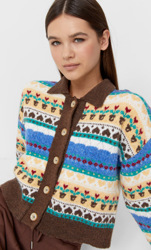 Stradivarius Gilet Polo Funny Écru S características