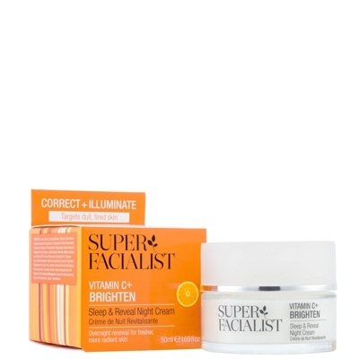 Super Facialist Vitamin C+ Brighten Sleep and Reveal Night Cream - 50ml