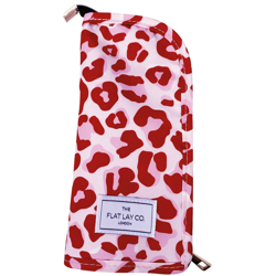 The Flat Lay Co. Standing Brush Case - Pink Leopard precio