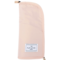 The Flat Lay Co. Standing Brush Case - Blush Pink en oferta