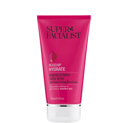 Super Facialist Rosehip Hydrate Brighten & Refine Facial Scrub - 150ml características