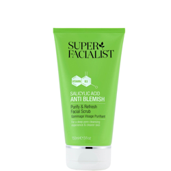 Super Facialist Salicylic Acid Anti Blemish Purify & Refresh Facial Scrub - 150ml características