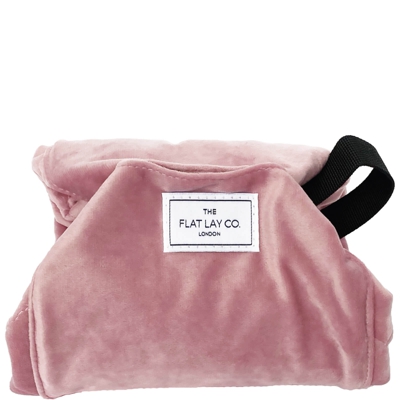 The Flat Lay Co. Drawstring Bag - Pink Velvet