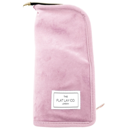 The Flat Lay Co. Standing Brush Case - Pink Velvet precio