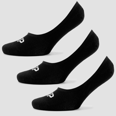 Chaussettes invisibles pour femme - Noires - UK 7-9