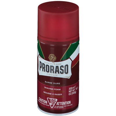 Proraso Sandalwood Mousse à raser Barbe dure