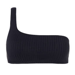 MELISSA ODABASH haut de maillot de bain bandeau asymétrique Toulouse Black Cruise en oferta