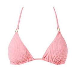 MELISSA ODABASH haut de maillot de bain triangle Cancun Candy Pink en oferta