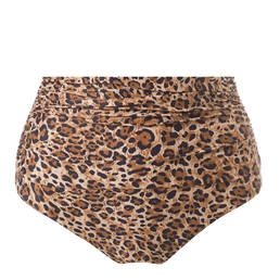 MELISSA ODABASH bas de maillot de bain culotte haute Ancona Leopard Mind