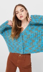 Stradivarius Cardigan Multicolore Turquoise Xl en oferta