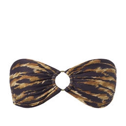 MELISSA ODABASH haut de maillot de bain bandeau anneau Ancona Safari Road