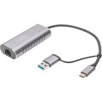 Adaptateur Gigabit Ethernet 2.5G USB Type-C™, USB-C™ + USB A (USB 3.1 / 3.0) características