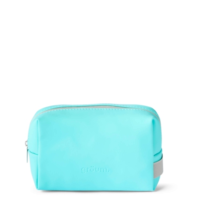 grüum Loop Recycled Ocean Bound Plastic Washbag - Aqua