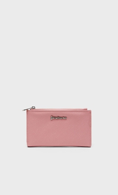 Stradivarius Porte-Monnaie À Fermeture Éclair Basique Rose Pastel 103